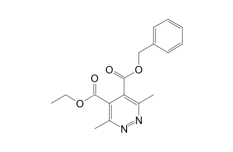 3,6-dimethylpyridazine-4,5-dicarboxylic acid O5-(benzyl) O4-ethyl ester