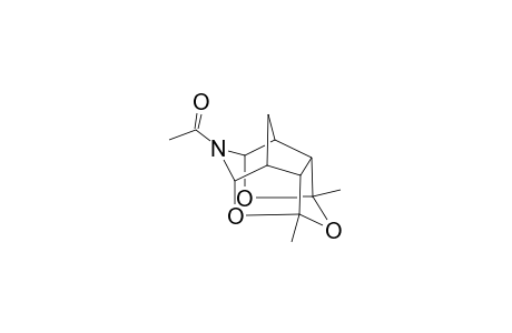 1,7-Dimethyl-4-acetamido-2,6,13-trioxapentacyclo[5.5.1.0(3,11).0(5,9).0(8,12)]tridecane