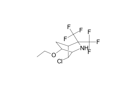 2-azabicyclo[2.2.1]heptane, 7-chloro-6-ethoxy-3,3-bis(trifluoromethyl)-