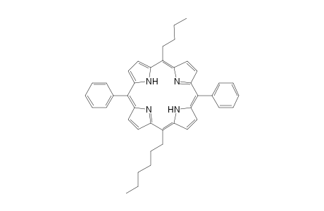 5-Butyl-15-hexyl-10,20-diphenylporphyrin