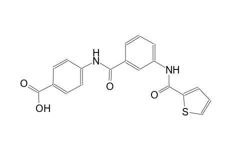 4-({3-[(2-thienylcarbonyl)amino]benzoyl}amino)benzoic acid