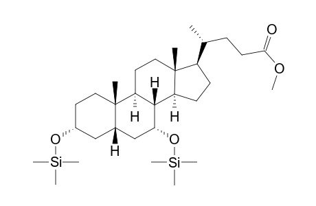 Chenodeoxycholic acid methyl ester TMS