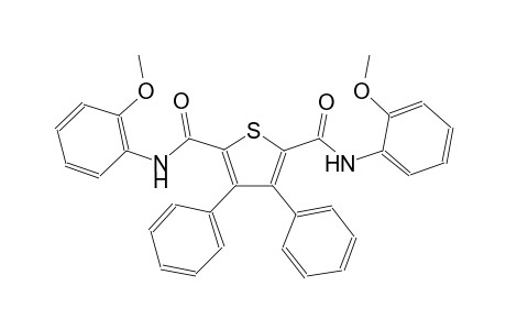 2,5-thiophenedicarboxamide, N~2~,N~5~-bis(2-methoxyphenyl)-3,4-diphenyl-
