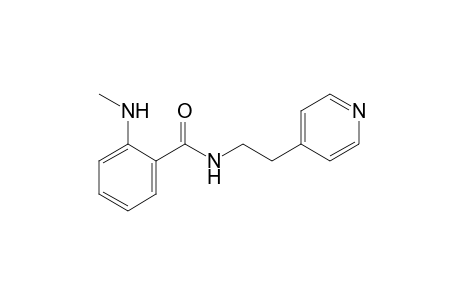 o-(methylamino)-N-[2-(4-pyridyl)ethyl]benzamide