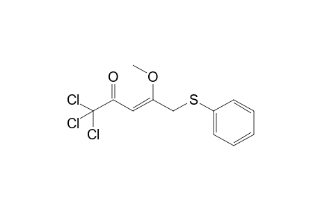 5-(Phenylthio)-1,1,1-trichloro-4-methoxy-3-penten-2-one