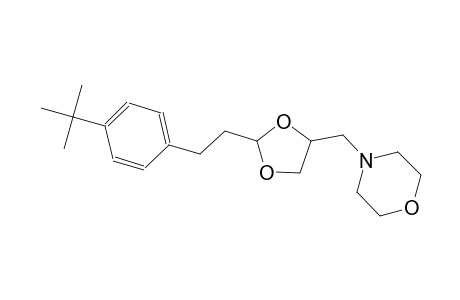 morpholine, 4-[[2-[2-[4-(1,1-dimethylethyl)phenyl]ethyl]-1,3-dioxolan-4-yl]methyl]-