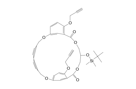 3,7,14,21-Tetraoxatricyclo[20.3.1.19,13]heptacosa-1(26),9,11,13(27),22,24-hexaene-16,18-diyne-2,8-dione, 5-[[(1,1-dimethylethyl)dimethylsilyl]oxy]-10,25-bis(2-propynyloxy)-