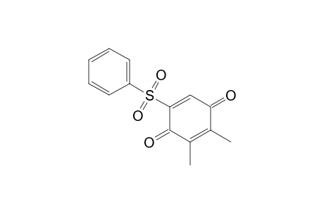 2,3-dimethyl-5-(phenylsulfonyl)cyclohexa-2,5-diene-1,4-dione