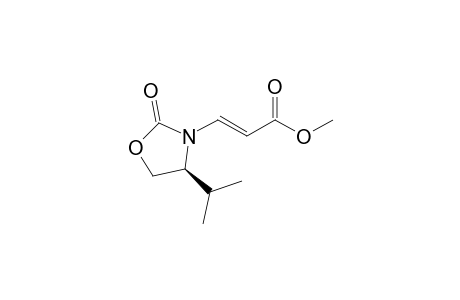 (E)-3-[(4S)-2-oxo-4-propan-2-yl-3-oxazolidinyl]-2-propenoic acid methyl ester