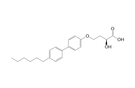 (2S)-4-[4-(4-hexylphenyl)phenoxy]-2-hydroxy-butanoic acid