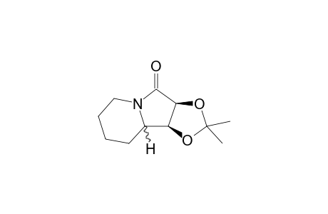 (1S,2S,8aS/R)-1,2-Isopropylidenedioxy-1,5,6,7,8,8a-hexahydro-3(2H)-indolizinone