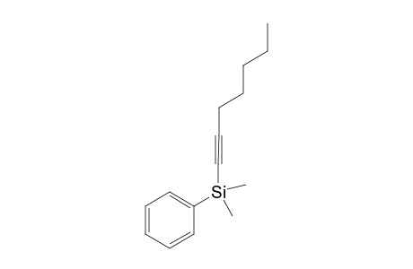 1-(dimethylphenylsilyl)-1-heptyne