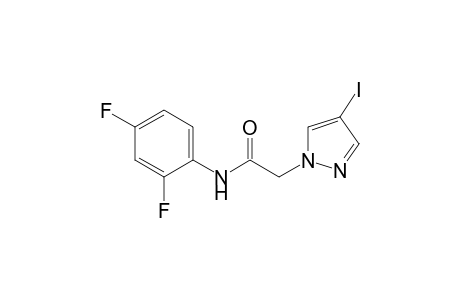 1H-Pyrazole-1-acetamide, N-(2,4-difluorophenyl)-4-iodo-