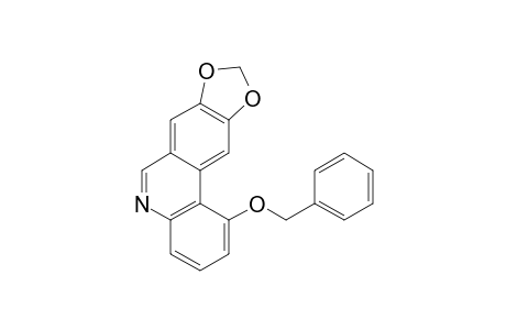 1-BENZYLOXY-8,9-METHYLENEDIOXYPHENANTHRIDINE