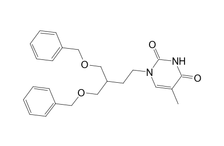 Thymine, 1-[4-(benzyloxy)-3-[(benzyloxy)methyl]butyl]-