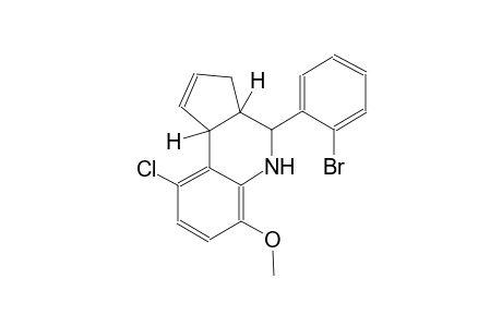 3H-cyclopenta[c]quinoline, 4-(2-bromophenyl)-9-chloro-3a,4,5,9b-tetrahydro-6-methoxy-, (3aS,4R,9bR)-