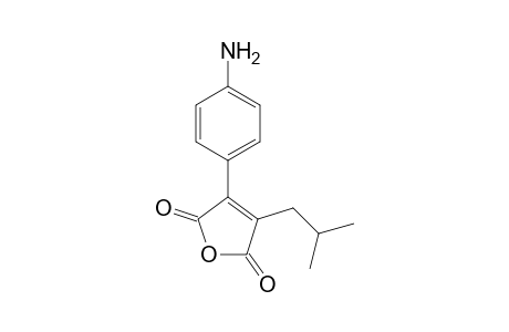 3-(4-Aminophenyl)-4-isobutylfuran-2,5-dione