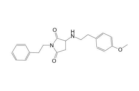 3-{[2-(4-methoxyphenyl)ethyl]amino}-1-(2-phenylethyl)-2,5-pyrrolidinedione