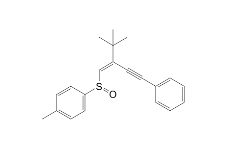 (Z)-2-tert-Butyl-4-phenyl-1-(p-tolylsulfinyl)but-1-en-3-yne