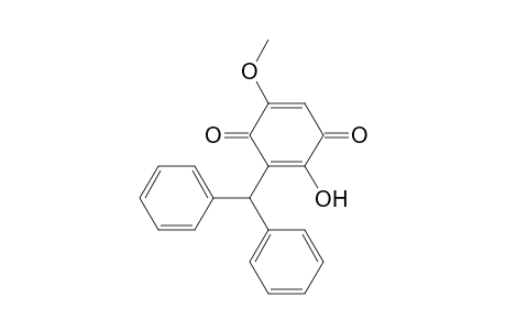 2,5-Cyclohexadiene-1,4-dione, 3-(diphenylmethyl)-2-hydroxy-5-methoxy-