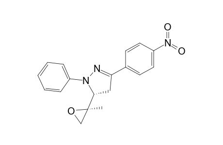 (R)-5-((S)-2-Methyloxiran-2-yl)-1-phenyl-3-(4-nitrophenyl)-4,5-dihydro-1H-pyrazole