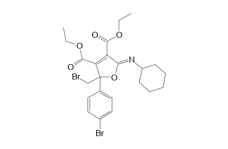 (5Z)-DIETHYL-2-(BROMOMETHYL)-2-(4-BROMOPHENYL)-5-(CYCLOHEXYLIMINO)-2,5-DIHYDROFURAN-3,4-DICARBOXYLATE