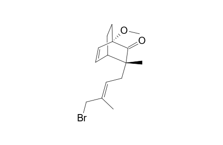 3-endo-(4-Bromo-3-methylbut-2-enyl)-1-methoxy-3-methyl-bicyclo[2.2.2]oct-5-en-2-one