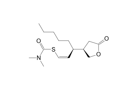 Carbamothioic acid, dimethyl-, S-[3-(tetrahydro-5-oxo-3-furanyl)-1-octenyl]ester, [R*,S*-(Z)]-