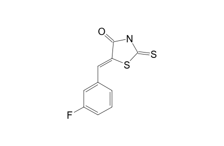 (5Z)-5-(3-fluorobenzylidene)-2-thioxo-1,3-thiazolidin-4-one
