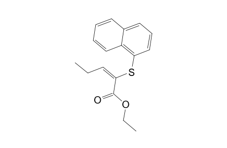 (E)-Ethyl 2-(naphthylthio)-2-pentenoate