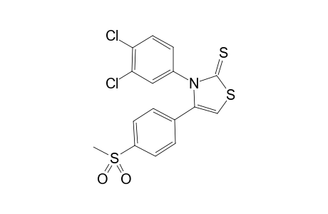 3-(3,4-Dichlorophenyl)-4-(4-methylsulfonylphenyl)-2(3H)-thiazolethione