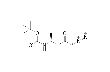 (S)-1-Diazo-4-[(t-butoxycarbonyl)amino]pentan-1-one