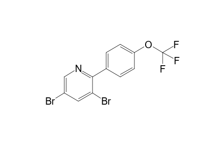 3,5-dibromo-2-(4-(trifluoromethoxy)phenyl)pyridine