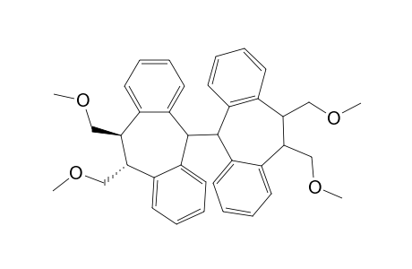 5,5'-Bi-5H-dibenzo[a,d]cycloheptene, 10,10',11,11'-tetrahydro-10,10',11,11'-bis(methoxymethyl)-, [10R-[5.alpha.(10'R*,11'R*),10.alpha.,11.beta.]]-