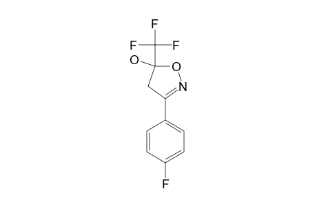 3-p-FLUORO-PHENYL-5-HYDROXY-5-TRIFLUORO-METHYL-4,5-DIHYDRO-ISOXAZOLE