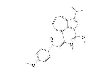 Methyl 3-(1-Methylethyl)-8-[1-methoxy-3-(4-methoxyphenyl)-3-oxopropenyl]azulene-1-carboxylate