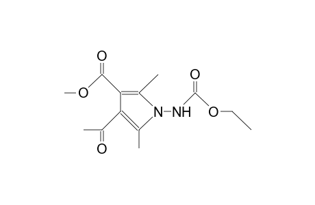 4-Acetyl-1-ethoxycarbonylamino-3-methoxycarbonyl-2,5-dimethyl-pyrrole