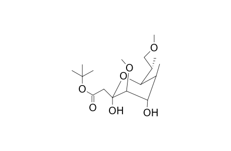 (3'R,4'S,5'R,6'S)-[2',4'-Dihydroxy-3'-methoxy-6'-(1"-methoxy-2"(S)-methylethyl)-5'-methyltetrahydropyran-2'-yl]acetic acid tert-Butyl Ester
