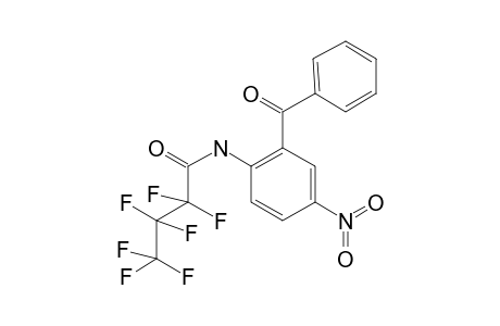 N-(2-Benzoyl-4-nitrophenyl)-2,2,3,3,4,4,4-heptafluorobutanamide