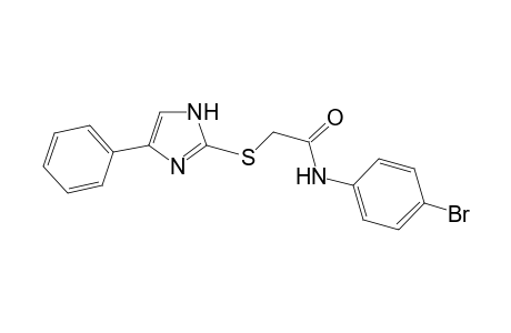 N-(4-Bromo-phenyl)-2-(4-phenyl-1H-imidazol-2-ylsulfanyl)-acetamide