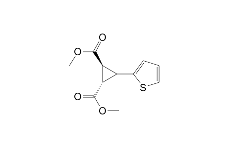 1,2-Cyclopropanedicarboxylic acid, 3-(2-thienyl)-, dimethyl ester, (1.alpha.,2.beta.,3.alpha.)-