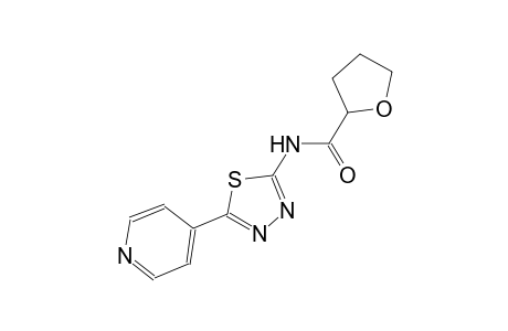 N-[5-(4-pyridinyl)-1,3,4-thiadiazol-2-yl]tetrahydro-2-furancarboxamide