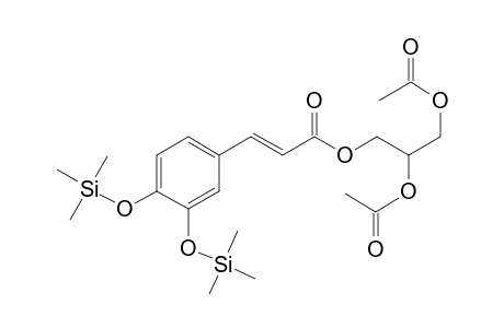Glycerol <1,2-diacetyl-3-caffeoyl->, di-TMS