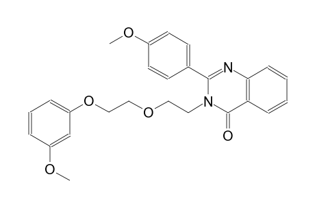 3-{2-[2-(3-methoxyphenoxy)ethoxy]ethyl}-2-(4-methoxyphenyl)-4(3H)-quinazolinone