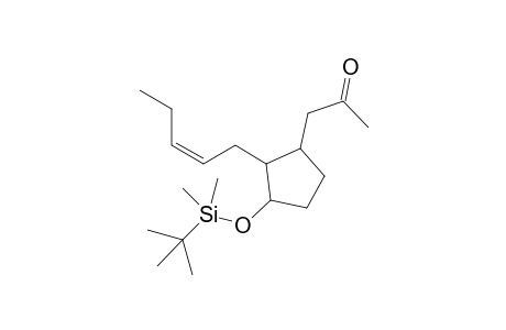 1-[3-(tert-butyldimethylsilyl)oxy-2-pent-2Z-enylcyclopentyl]propan-2-one
