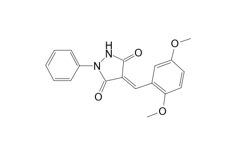 (4E)-4-(2,5-Dimethoxybenzylidene)-1-phenyl-3,5-pyrazolidinedione