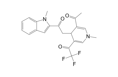 3-ACETYL-1-METHYL-4-[((1-METHYL-2-INDOLYL)-CARBONYL)-METHYL]-5-(TRIFLUOROACETYL)-1,4-DIHYDROPYRIDINE