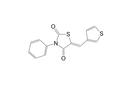(5Z)-3-phenyl-5-(3-thienylmethylene)-1,3-thiazolidine-2,4-dione