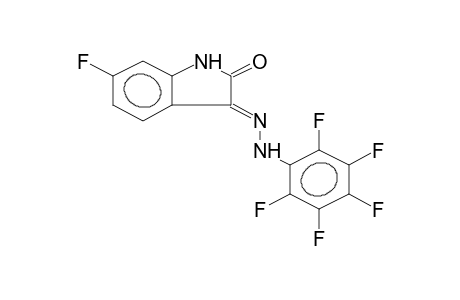 6-FLUORO-3-[(PENTAFLUOROPHENYL)HYDRAZONE]-1H-INDOLE-2,3-DIONE