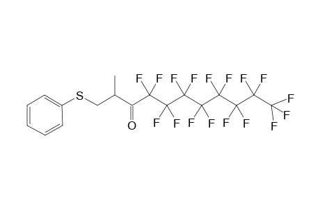1-(1-Methyl-2-phenylthioethyl)perfluoronanone